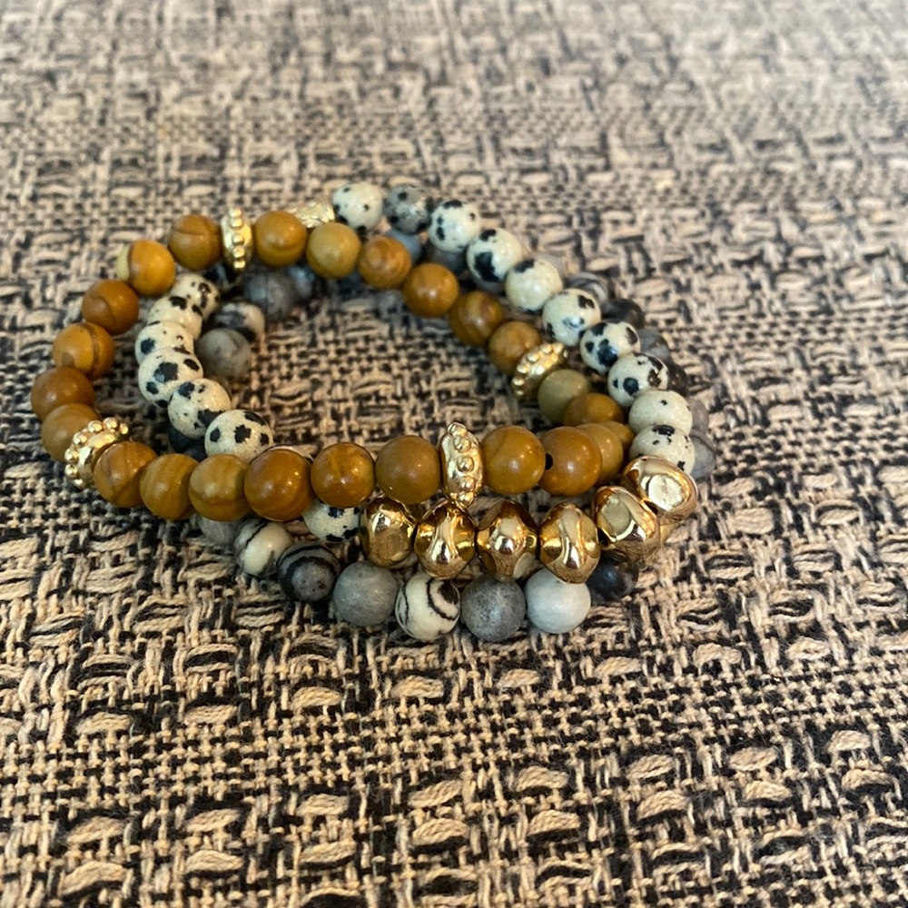 Semi Precious Beaded Bracelet set